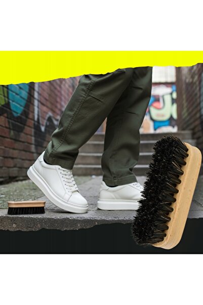 NO BRAND Cremă de pantofi albă, Spray impregnant pentru pantofi și Perie, Set...