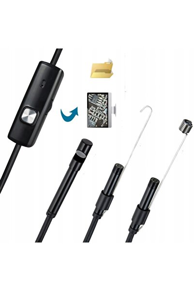 NO BRAND Cameră endoscopica de inspecție Android USB-C 3,5m LED