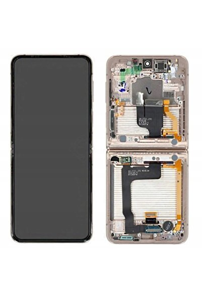 NO BRAND Display LCD 100% Original + Ramă Samsung Z Flip 4(5g) F721B Auriu