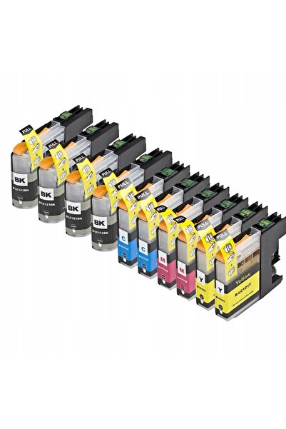 NO BRAND 10X Cartușe de cerneală noi Lc-121 Lc121 pentru Brother Mfc-J470Dw M...