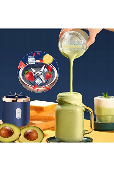 NO BRAND BLENDER PERSONAL CU LAME PENTRU COCTEILURI ȘI SMOOTHIE-uri