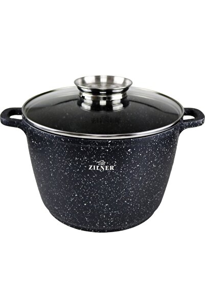 NO BRAND Oală de marmură Zilner Zl-7009 6,2L 24cm cu capac, pentru inducție ș...