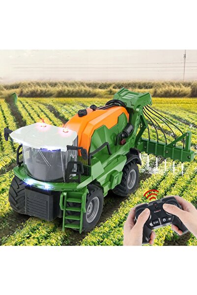 NO BRAND Mașină agricolă cu telecomandă, jucărie combină agricolă pentru copi...