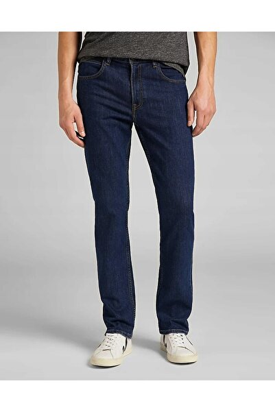 NO BRAND Blugi lungi pentru bărbați, stil Texas, din denim, albastru marin, 5...