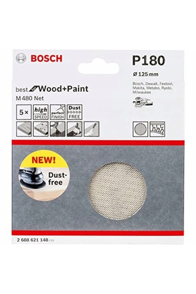 NO BRAND Disc abraziv Bosch Professional ⌀ 125 mm p180 m480 net 2608621148- 1...