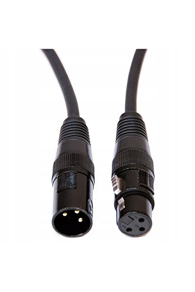 NO BRAND Cablu DMX AES/EBU cu 3 pini pentru iluminat, 110 Ohmi, 15 metri, XLR...
