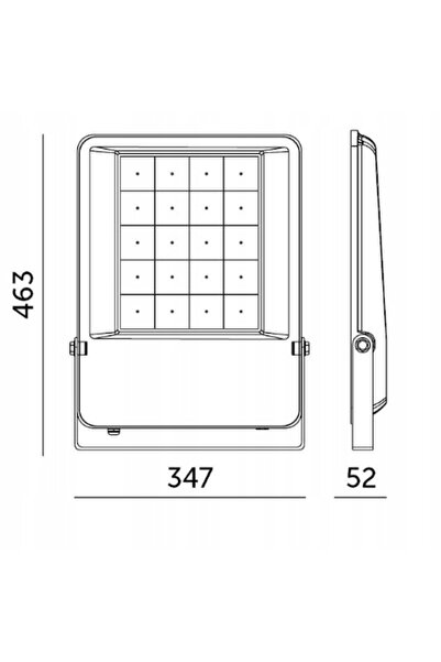 NO BRAND Proiector LED 300W Lumină Neagră 5000K 45200Lm Reglabil 1-10V
