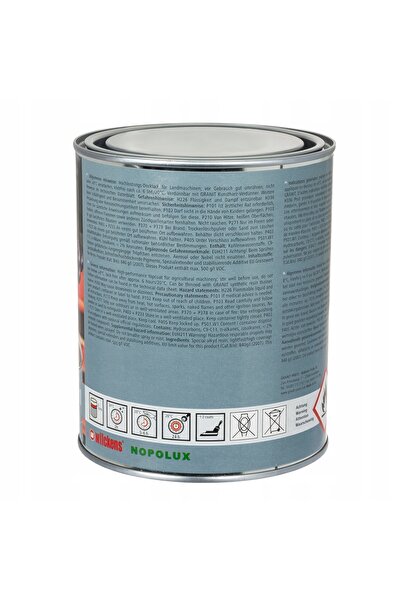 NO BRAND Lac RAL 9005 negru intens 1l granit