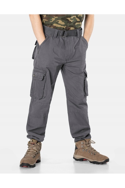 NO BRAND Pantaloni Cargo Bărbați, Militari, de Trekking, Tip Combat, cu 7 Buz...