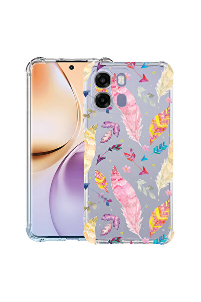 bestcase ®   Husă Antișoc pentru Realme 16 Pro Plus, Pene Colorate, 3156847 A...
