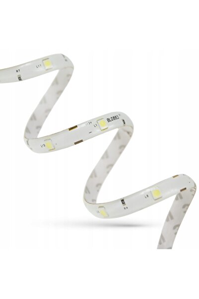 NO BRAND Bandă LED 12V Fără silicon 24W Lumină rece 5m Spectru