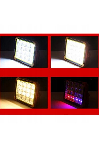 NO BRAND LAMPĂ DE LUCRU PORTABILĂ PUTERNICĂ CU HALOGEN, ALIMENTATĂ SOLAR, 192...