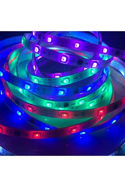 NO BRAND Set bandă LED Magic RGB 5m, 12V, IP20, Telecomandă, Controler, Sursă...