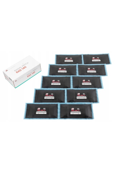 NO BRAND Inserție radială pentru anvelope 100 X 195mm Tip Top 10 bucăți