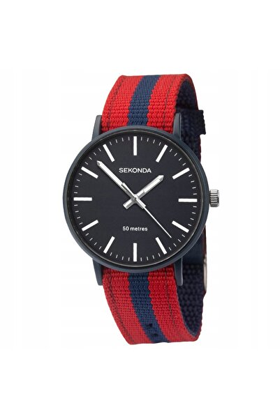 NO BRAND Ceas bărbătesc Sekonda 1582 cu curea albastră
