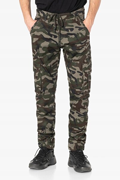 NO BRAND Pantaloni de trekking pentru bărbați Moro cargo combat cu 7 buzunare...