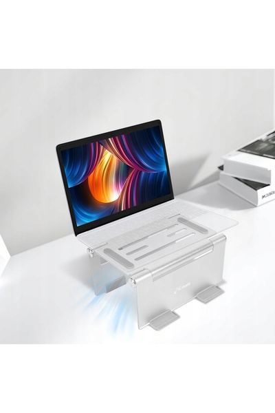 NO BRAND Suport portabil pliabil din aluminiu pentru tabletă (cu trei secțiun...