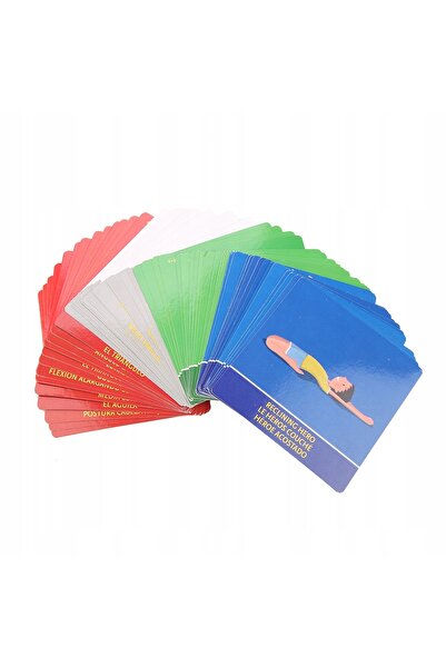 NO BRAND SET DE CĂRȚI DE YOGĂ, JOCURI, JUCĂRII, JOC DE FAMILIE – 54 de cărți