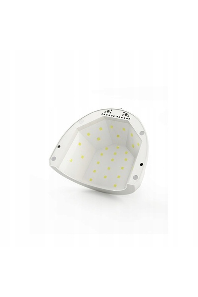 NO BRAND Lampă UV LED hibridă 24W/48W albă cu senzor de mișcare Semilac alime...