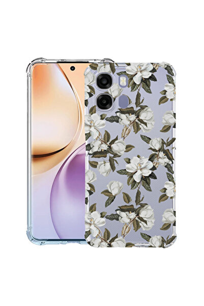 bestcase ®   Husă Antișoc pentru Realme 16 Pro Plus, Florală - Flori de Magno...