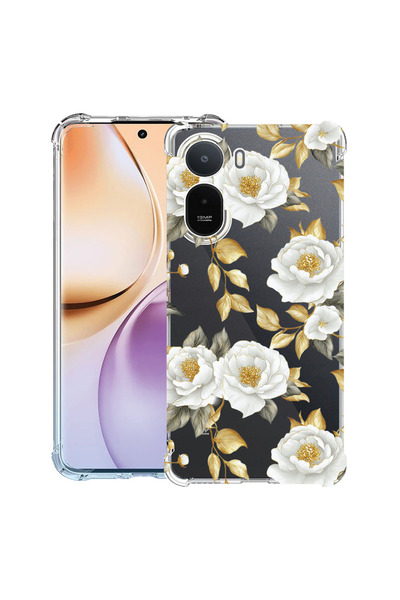 bestcase ®   Husă Antișoc pentru Xiaomi Redmi A7 Pro, Florală - Camelie Aurie...