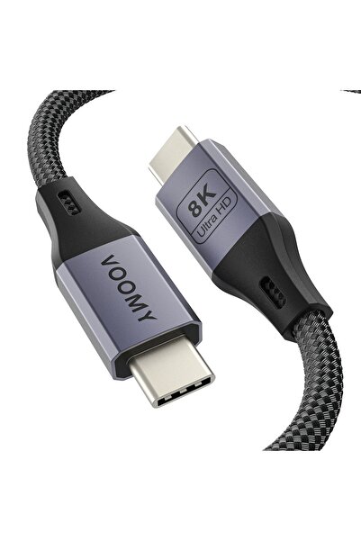 NO BRAND VOOMY Connect C40 - 240W cablu USB C - 20 Gbps - 8K Ultra HD - 1,8 m...