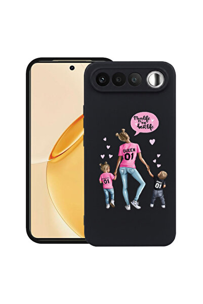 bestcase ®   Θήκη TPU Υπέρλεπτη Husa για Realme 16, Σχέδιο Μαμά Ζωή, Αγόρι κα...