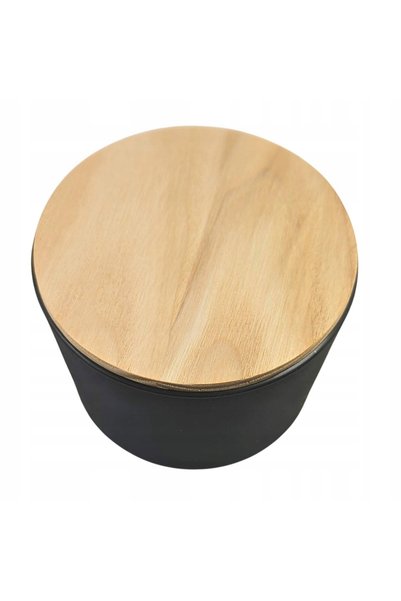 NO BRAND Capac din lemn pentru recipiente de lumânări 79/71X8mm - 24 bucăți