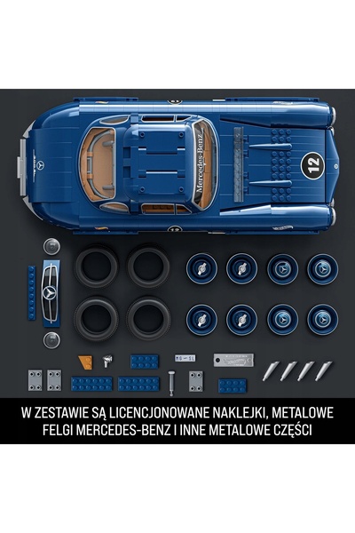 NO BRAND Set de construcție Mercedes-Benz 300 Sl 1500 Elemente