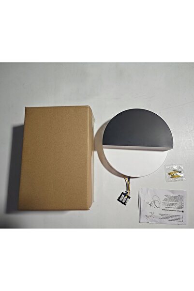 NO BRAND Aplică de perete LED neagră, orientabilă, din acril, 3000K 10W, pent...