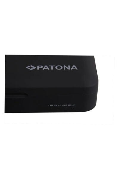 NO BRAND Încărcător dublu Patona cu funcție de powerbank și slot pentru cardu...