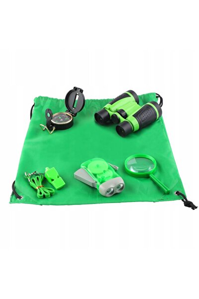 NO BRAND Set de aventură pentru copii: Binoclu, Telescop, Busolă, Lanternă, F...