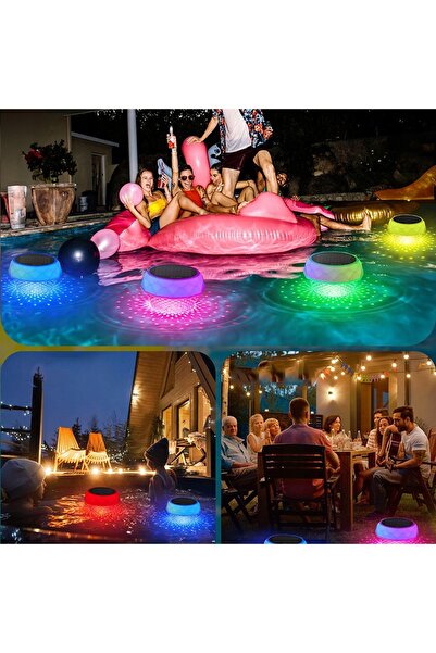 NO BRAND LUMINI LED RGB IMPERMEABILE, ALIMENTATE SOLAR, CU TELECOMANDĂ, PENTR...