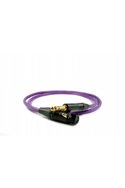 NO BRAND Cablu XLR mamă - Jack stereo de 6,3mm tată Melodika Mdjxs30 Purple R...