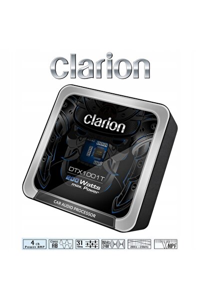 NO BRAND Clarion Dtx-1001T Amplificator auto 4 canale DSP Bluetooth