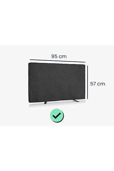 NO BRAND Husă TV protectoare, impermeabilă, 43 inch, pentru exterior/grădină