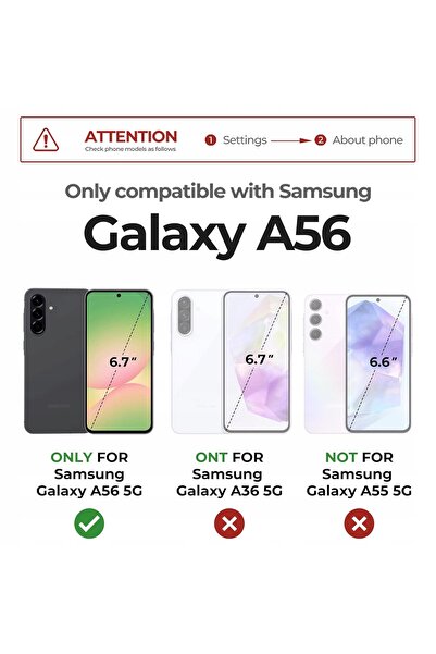 NO BRAND Husă Dexnor pentru Samsung Galaxy A56 5g, cu protecție pentru ecran ...