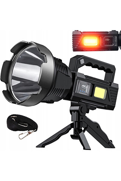 NO BRAND Lampă LED P50 cu trepied, lanternă cu baterie Reese + power bank COB