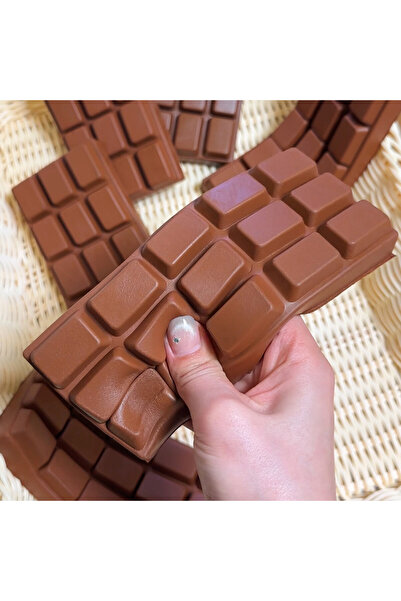 Choice1 Chocolate 1pcs Simulation Chocolate Bar Squishy Toy Slow Rising Fidge...