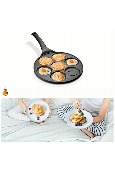 NO BRAND Tigaie pentru clătite din granit, Placuszków Pancakes Gaz, 26,5cm