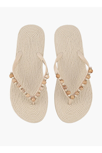 Flora Bella by Shoexpress Women Beaded Flip Flops