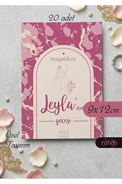 Ruhab Gelin Kına Bride / Bekarlığa Veda / Henna Night / Kişiye Özel Tasarım /...