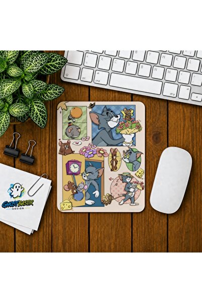 Ghostbastır Design Tom ve Jerry Baskılı Oyuncu Mousepad 0327