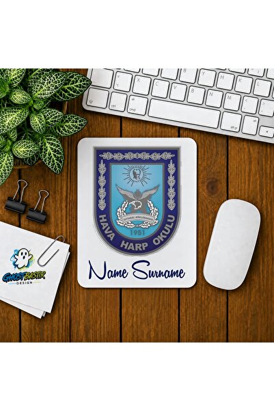 Ghostbastır Design Kişiye Özel Hava Harp Okulu Baskılı Oyuncu Mousepad 0157