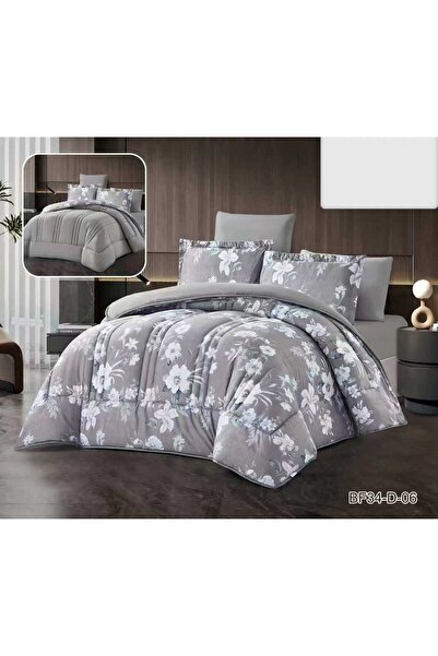 BIET ALMAFROSHAT New 6-Piece Quilted Bedspread Set with Double-Sided Microfib...