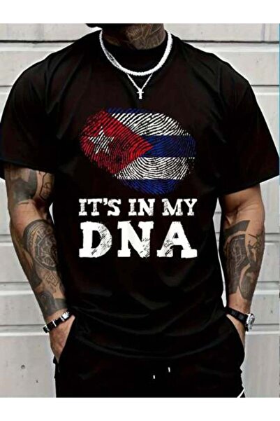 799 100% Cotton It's In My DNA N Hispanic Heritage Month Proud Round Neck Sho...