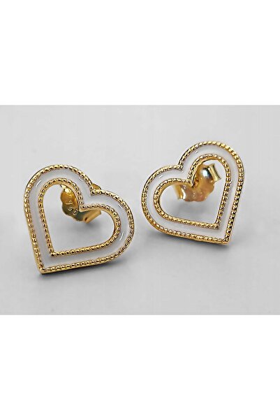 NO BRAND Cercei de argint 925 Sterling, placați cu aur, cu email în formă de ...