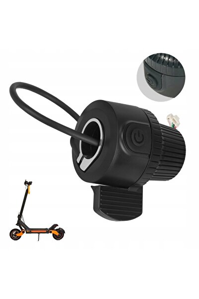NO BRAND Mâner de accelerație pentru scuter Kukirin G2 G3 G4 cu buton