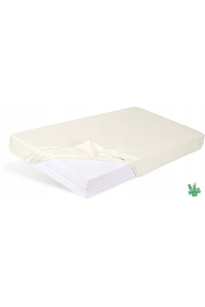NO BRAND Cearșaf de bambus 120X60 Ecru Babymatex Tb0351-02