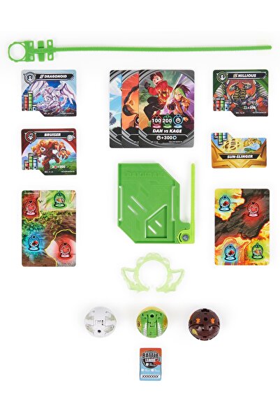 NO BRAND Set de start Bakugan, set de strategie de joc, 3 figurine
